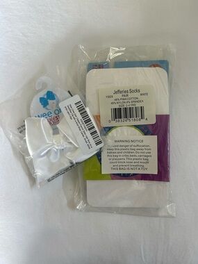 NWT White tights and bow set